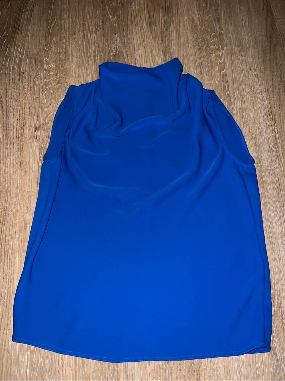 Babaton Cobalt Sleeveless Mock Neck Top